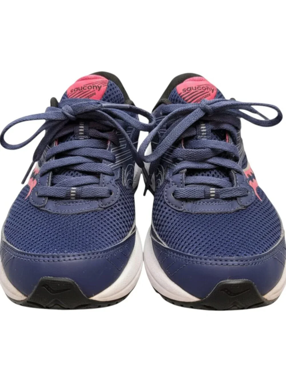 Saucony Navy Pink Cohesion Running Shoes Women's 7 Navy